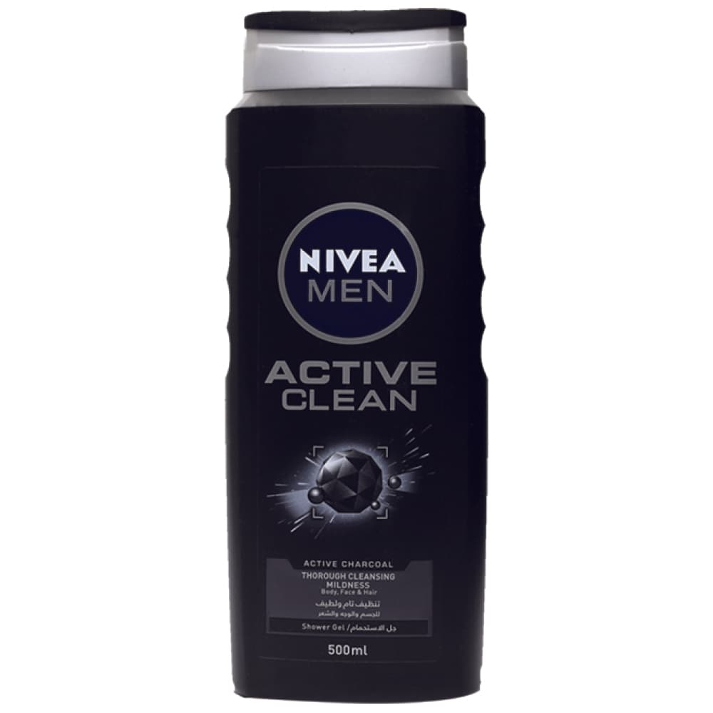 Nivea Active Clean Shower Gel 500 mL