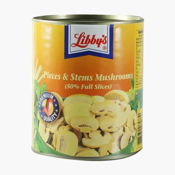 Libbys Mushroom Pieces & Stems 800 g
