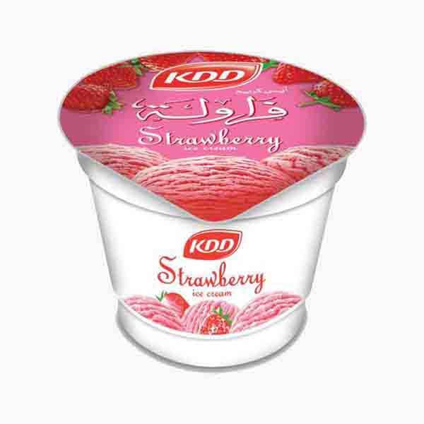 Kdd Ice Cream Cup Strawberry 100 mL