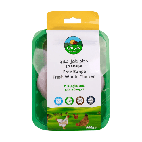 Mazratty Fresh Whole Chicken-900 g