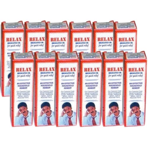 Relax Medicated Mentho Oil 3 mL 12