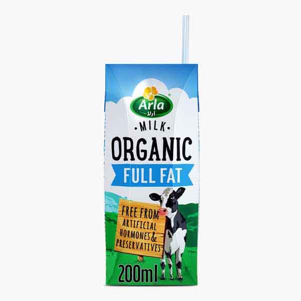 Arla Organic Full Fat Milk 200 mL