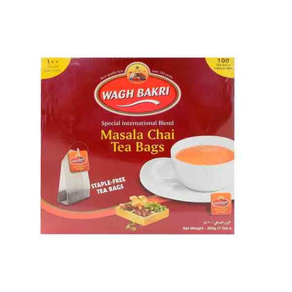 Wakh Bakri Masala Tea Bags 100 Pc