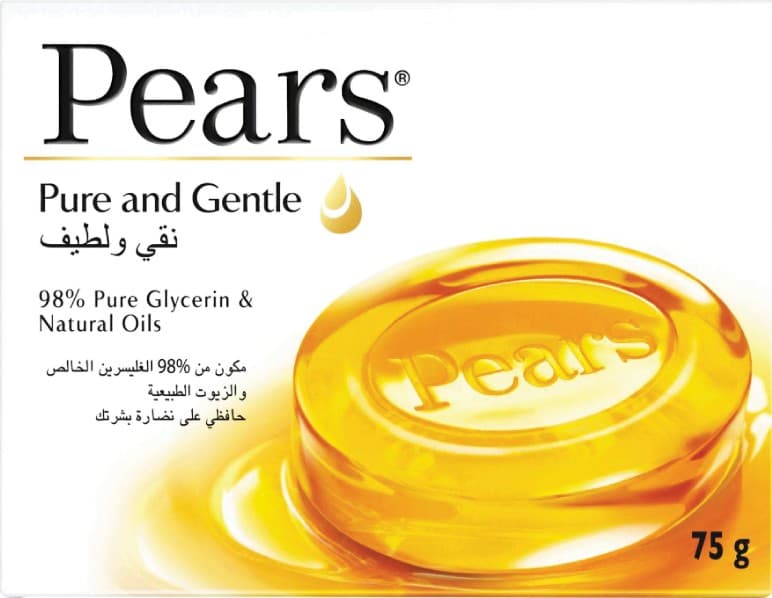 Pears Soap Amber 5 x 75gmqr 10/-