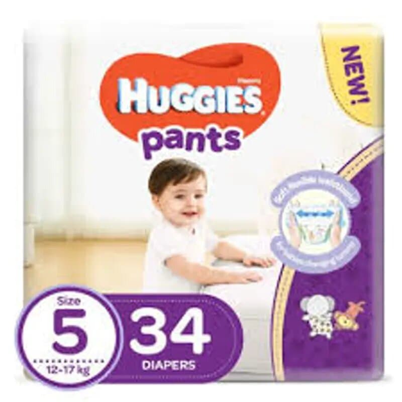 Huggies Pant 5 Uni Nd High 34 Pc