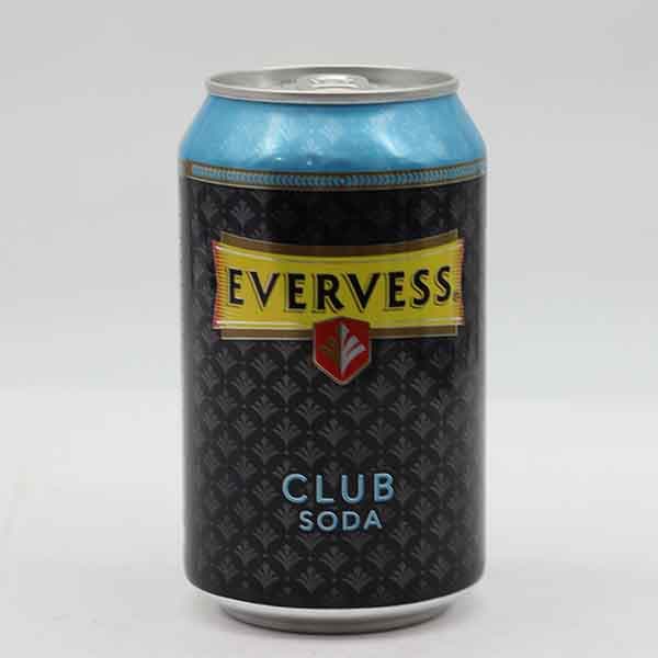 Evervess Club Soda Can 330 mL
