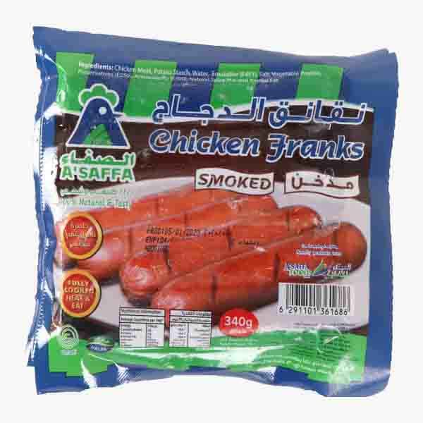 Asaffa Chicken Franks 340 g