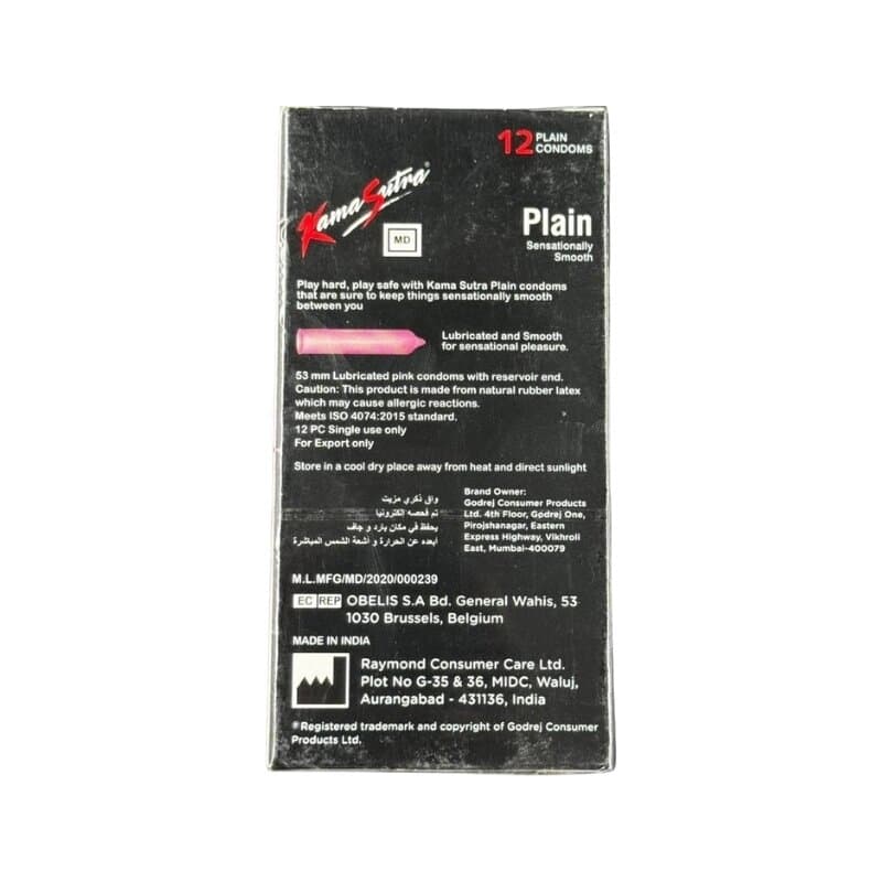 Kamasutra Plain Condoms 12 Pc
