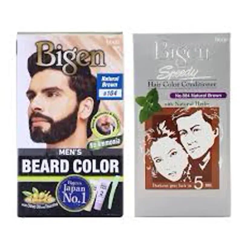 Bigen H/D Mens Beard 2 Pc