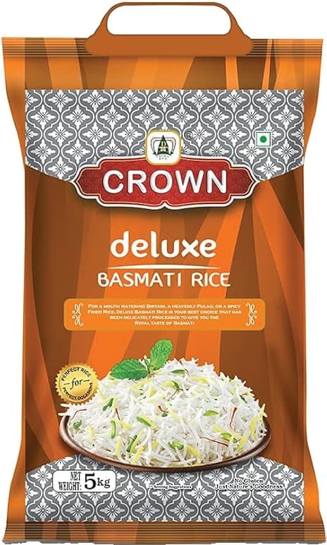 Crown Deluxe Basmati Rice 5