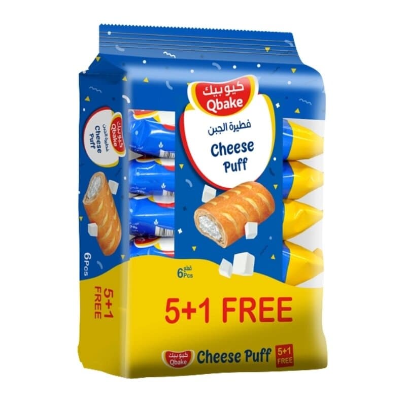 Qbake Cheese Puff 6 Pc 420 g