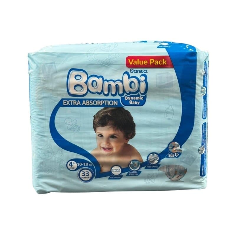 Napco Bambi Baby Diaper Comfort Large 31 Pc
