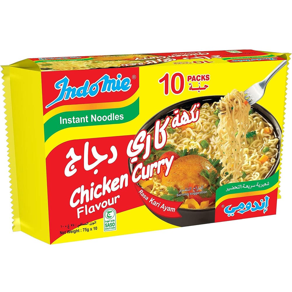 Indomie Chicken Curry Flavour Noodles 10 x 70 g