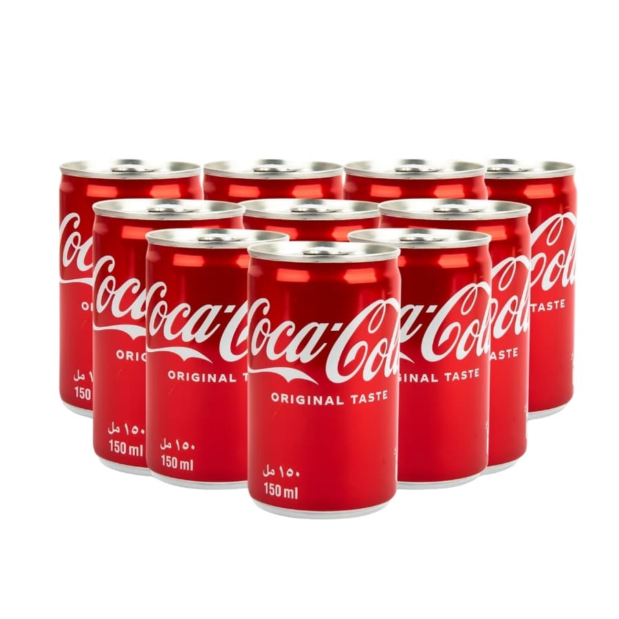 Coca Cola Regular Can 150 mL x 10
