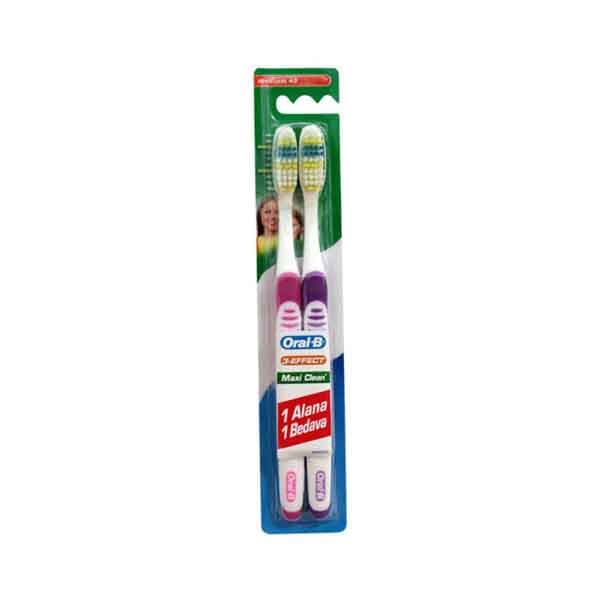 Oral B T/Brush Maxi Clean 40 Medium 1 + 1
