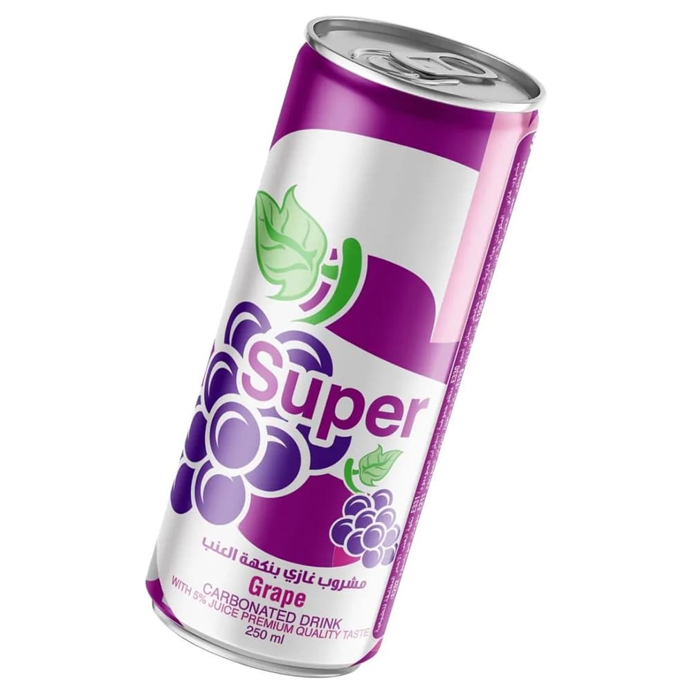 Super Grape Carbonated Drink 250 mL