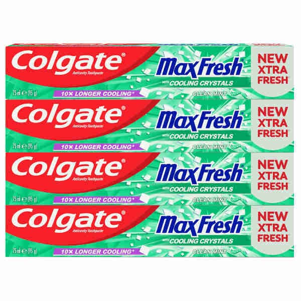 Colgate Tp Max Fresh Assorted 4 x 75 mL