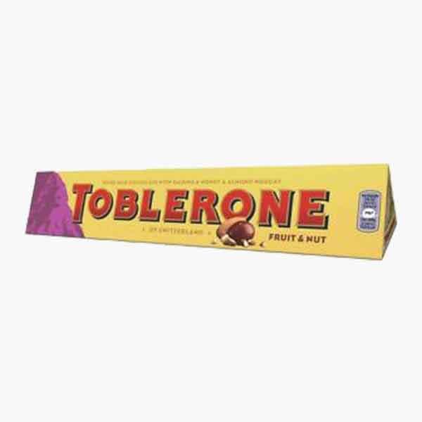 Toblerone Milk Chocolate with Honey & Almond Nougat 100 g