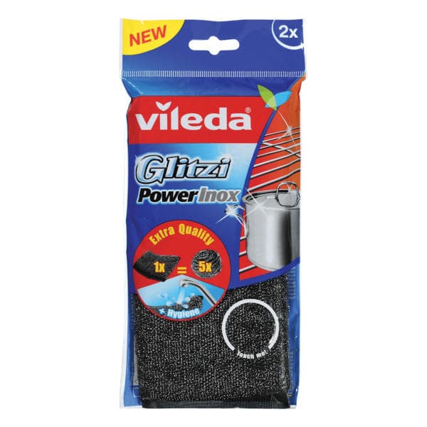 Vileda Glitzi Power Inox Steel 2 Pc
