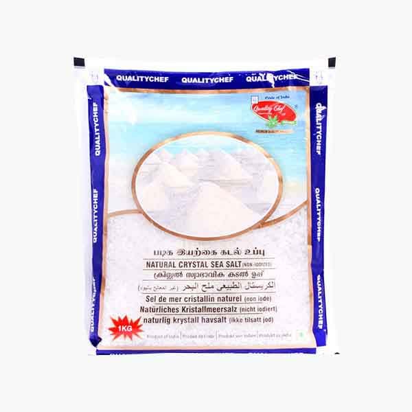 Quality Chef Natural Crystal SEA Salt 1 Kg