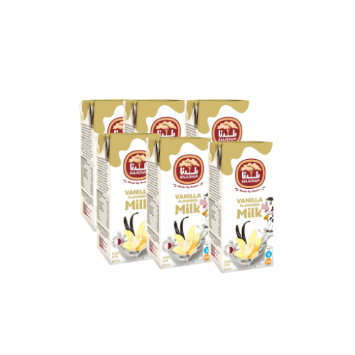 Baladna UHT Vanilla Milk 6 x 200 mL