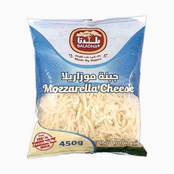 Baladna Mozzarella Shredded Full Fat Cheese 450 g