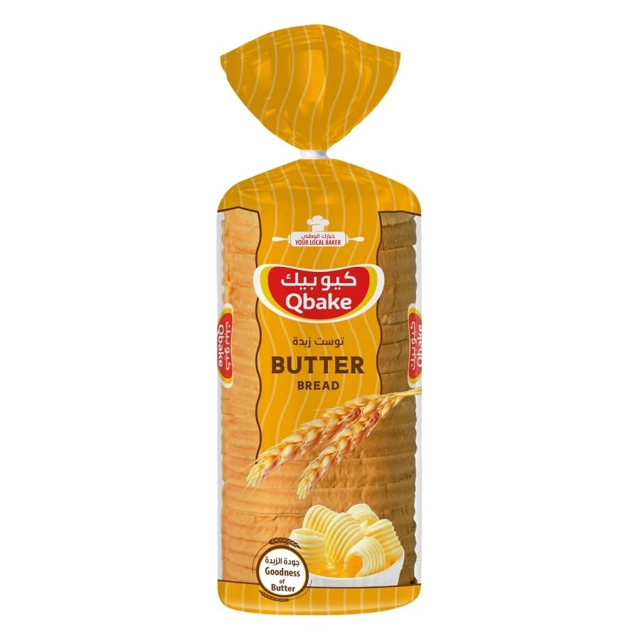 Qbake Sliced Butter Bread 300 g