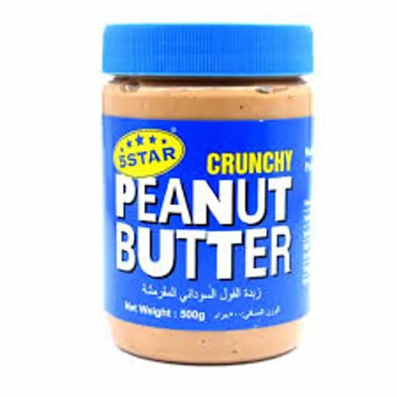 5 Star Peanut Butter Crunchy 500 g