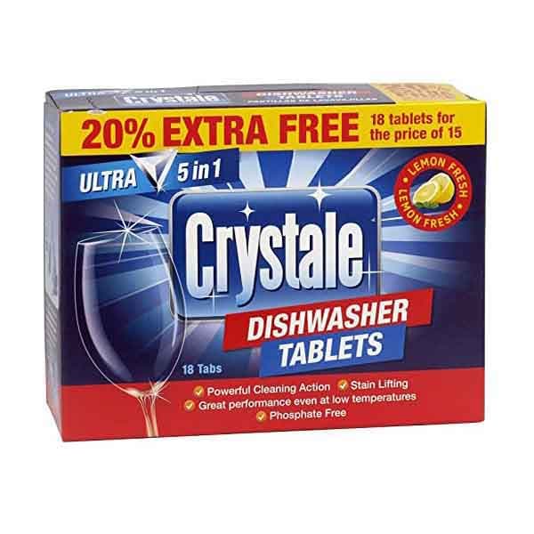 Cryystal Power Dishwasher Tablets 19 Pc