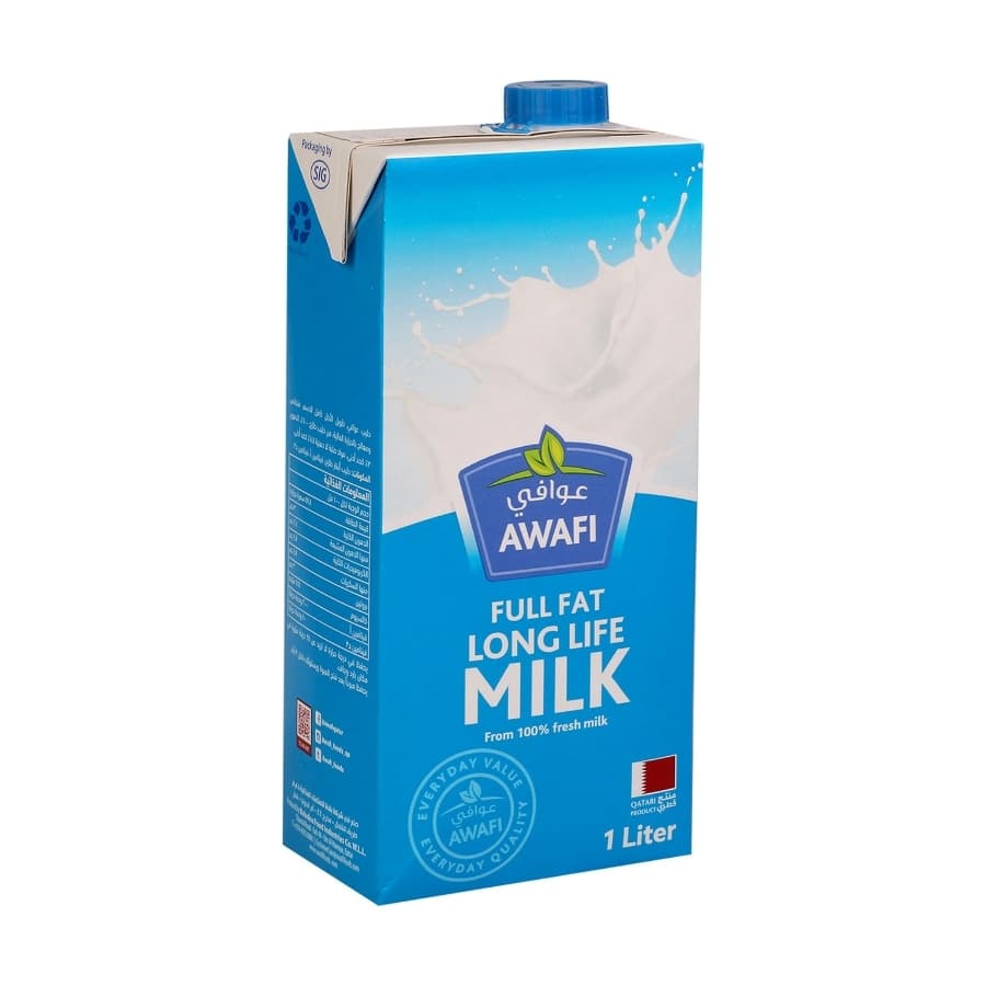 Awafi Uht Ambient Milk Full Fat 1 L