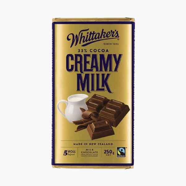 Whittakers Chocolate Creamy Milk Block 200 g