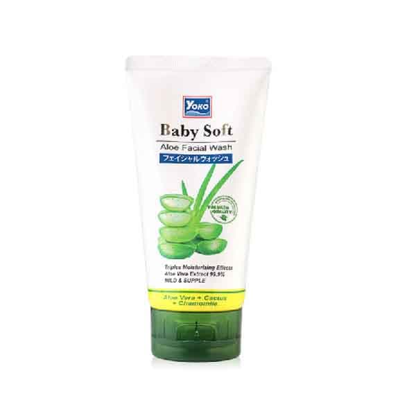 Yoko Baby Y 628 Soft Aloe Vera Facial Wash 150 mL