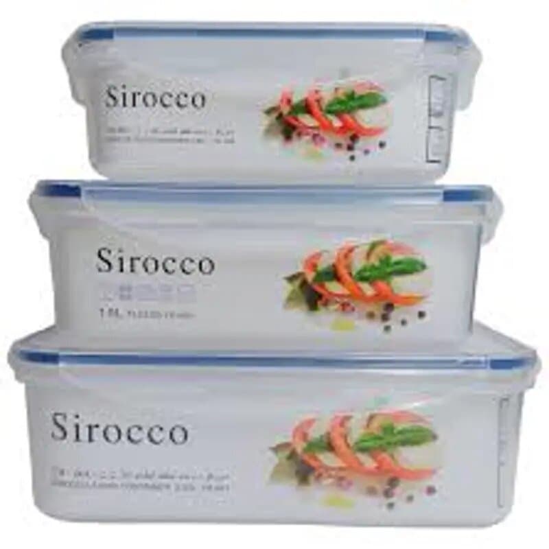 Sirocco Food Container Yh001/2/3,1 L/1.5 L/2.5 L Assorted