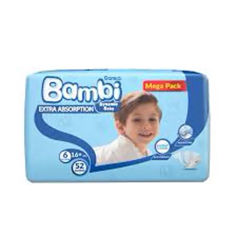 Sanita Bambi Baby Diaper Xxl Mega 52 Pc