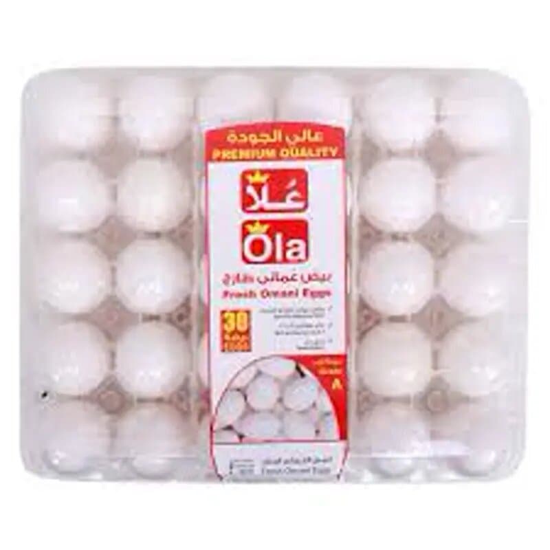 Ola Oman White Eggs Large 30