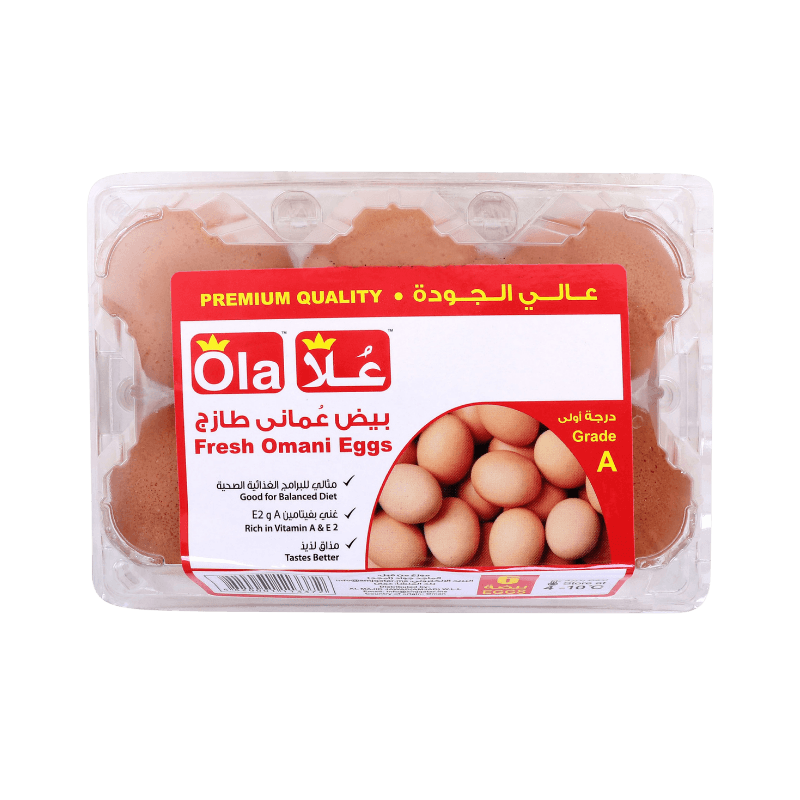 OLA Brown Eggs Large 6