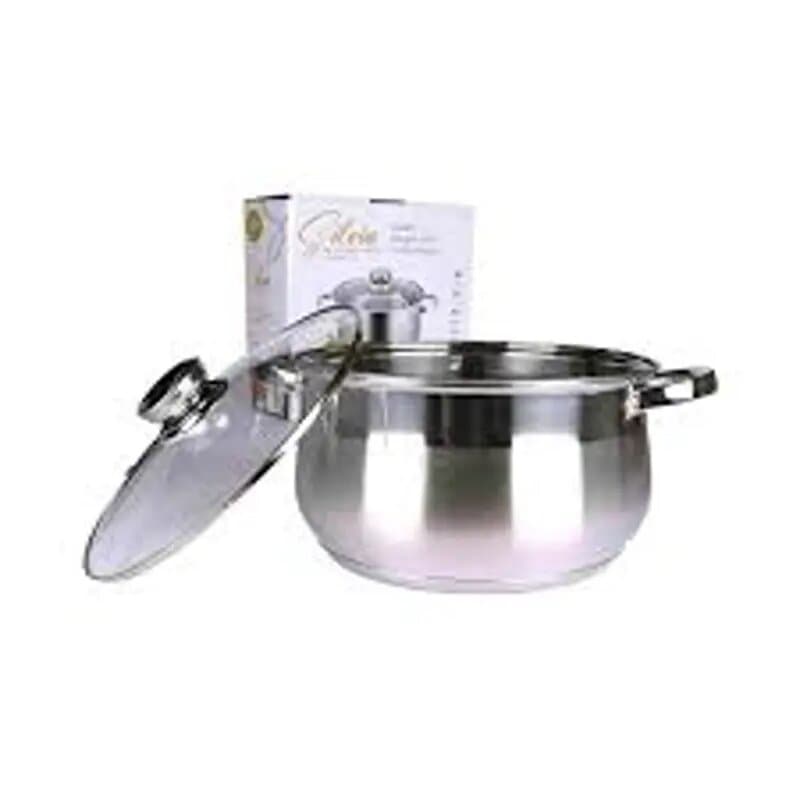 Gitco Steel Casserole With Lid 24cm