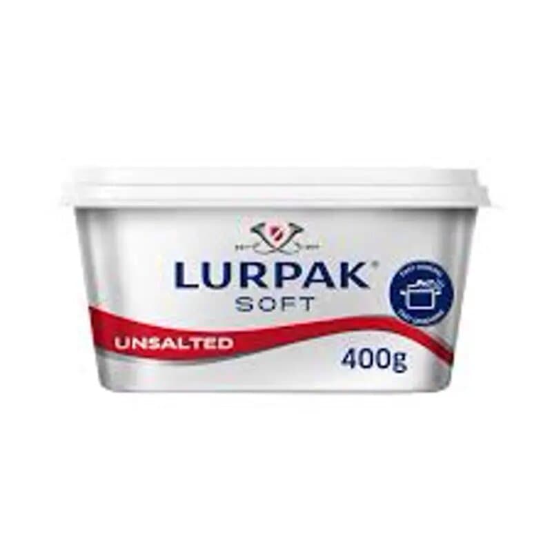 Lurpak Soft Unsalted Tub 400 g