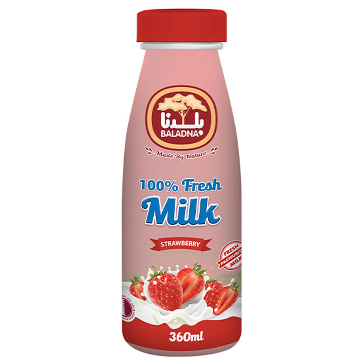 Baladna Fresh Strawberry Milk 360 mL