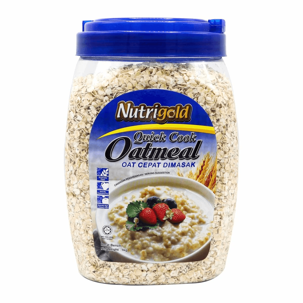 Nutrigold Quick Cook Oatmeal Jar 1 Kg