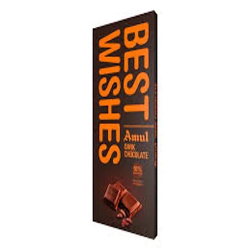 Amul Dark Chocolate Best Wishes 150 g