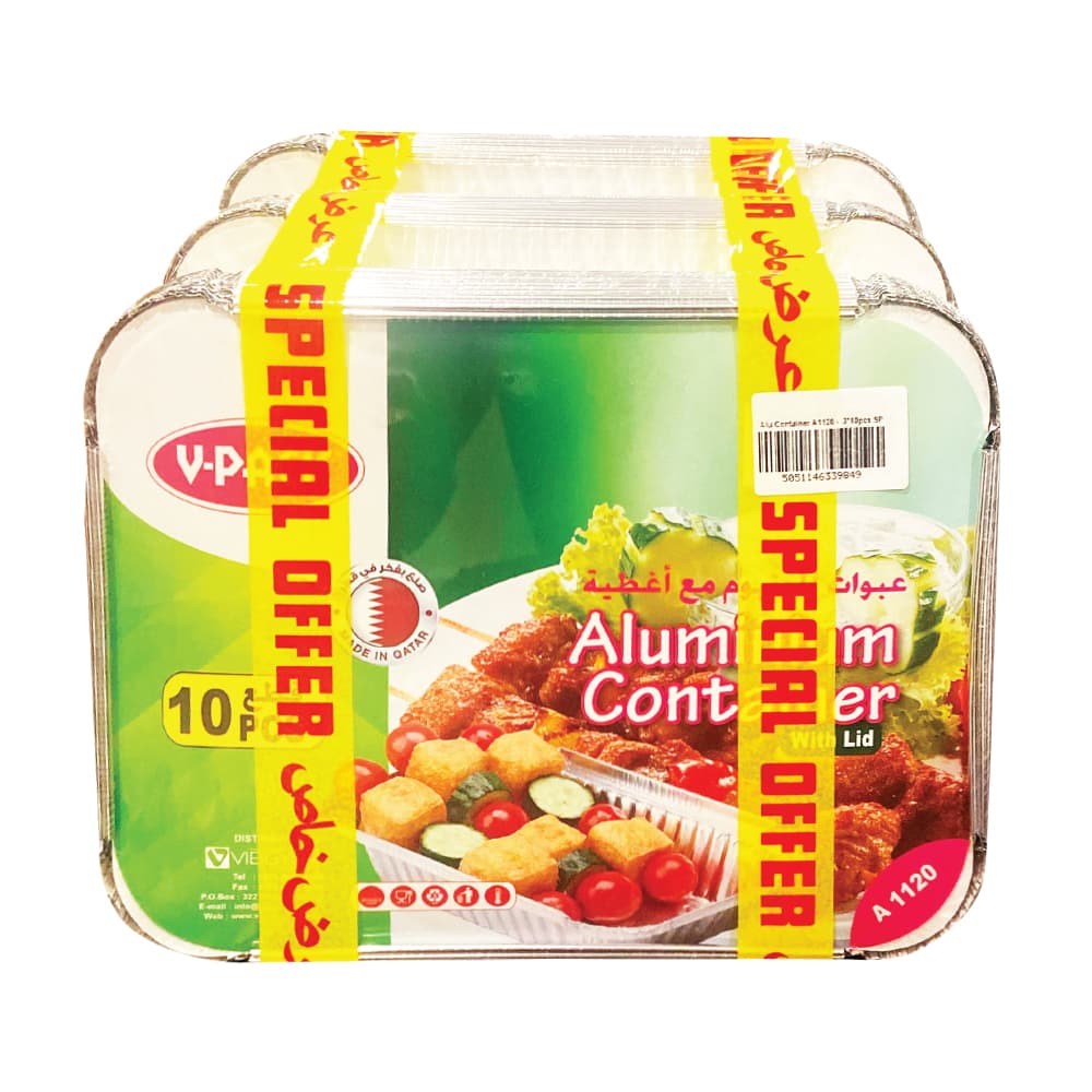 Alu Container A1120- 3 x 10 Pc 3 Pkt x10pcs