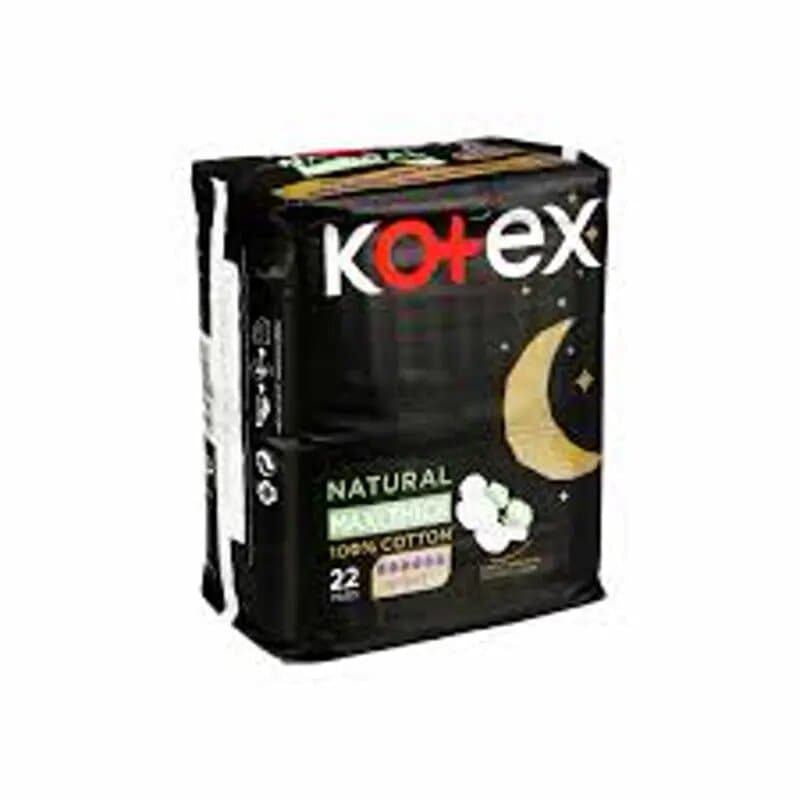 Kotex Maxi Thick Natural Night 22 Pc