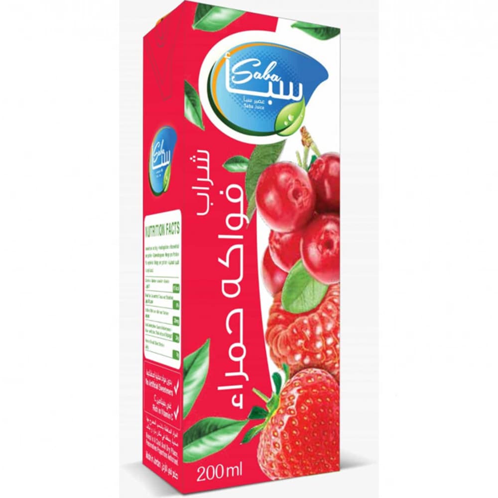 Saba Red Mix Juice 200 mL