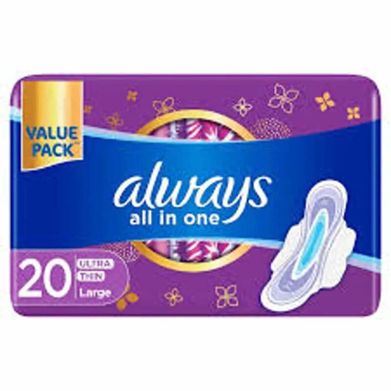 Always Ultra-thin Long All In One Value Pack 20