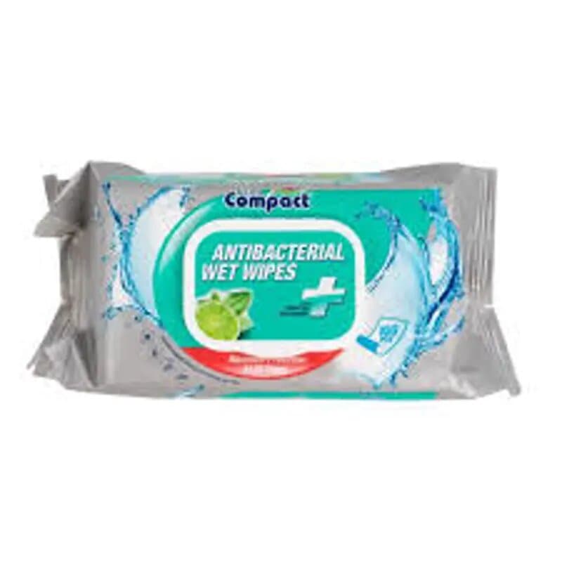 Ultra Compact Wet Wipes Anti Bacterial 100 Pc