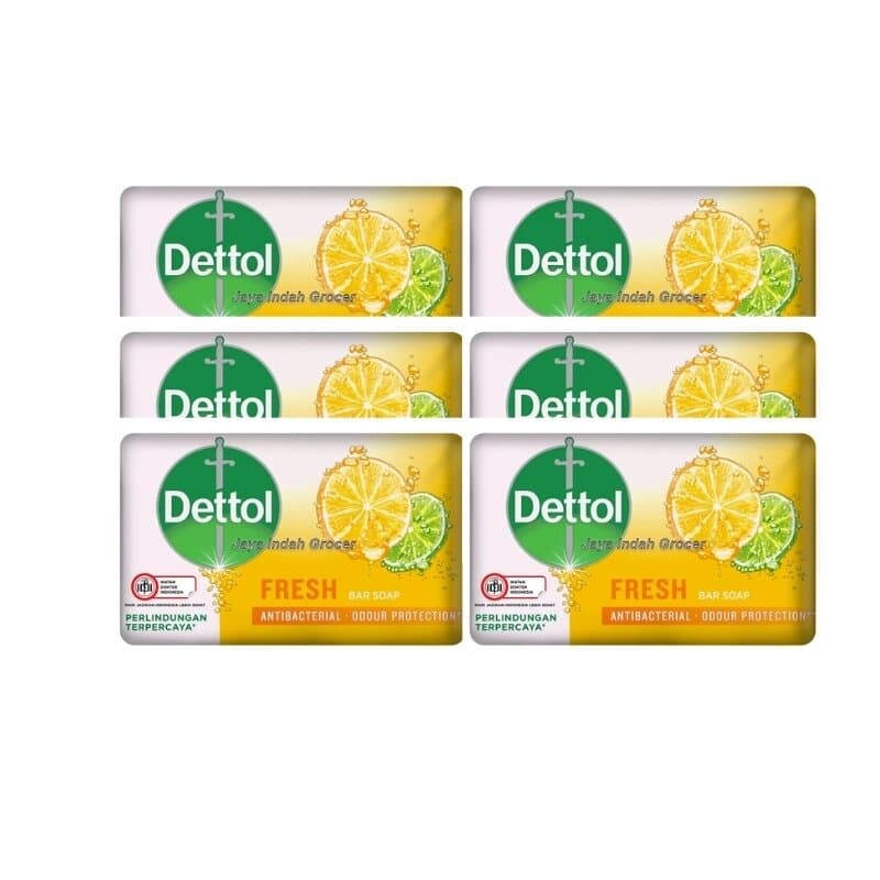 Dettol Soap Fresh Indonesia 6 x 100 g