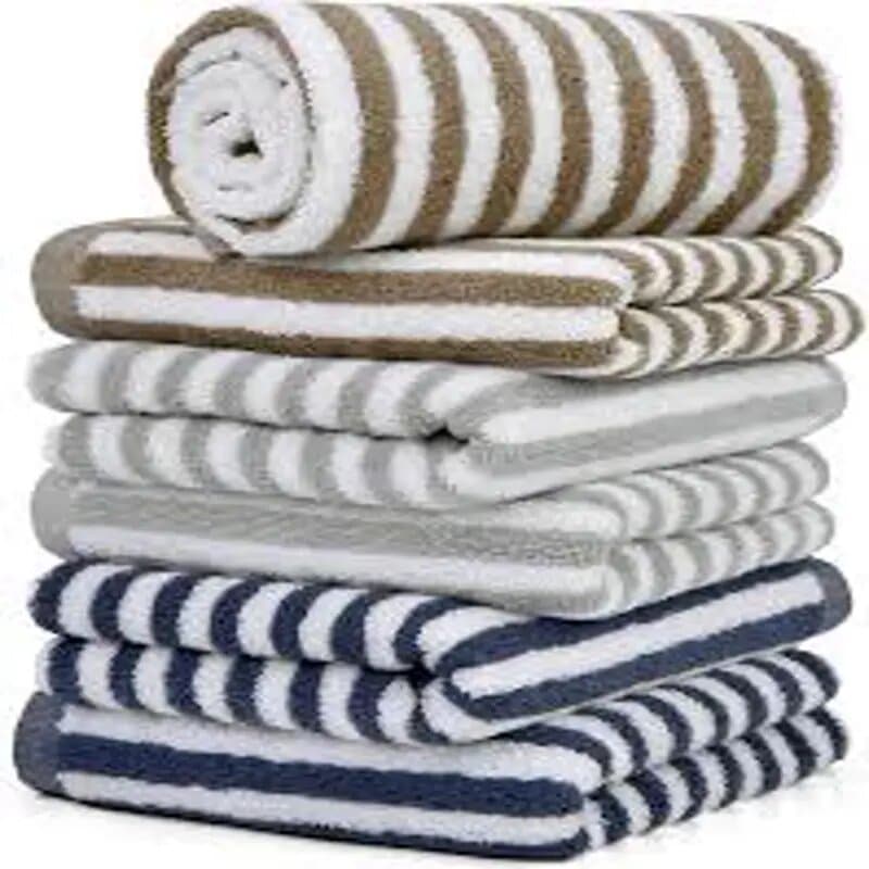 Alr Bath Towel Stripes Assorted 35