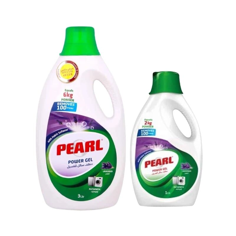 Pearl Liquid Detergent Lavender 3 L + 1 L