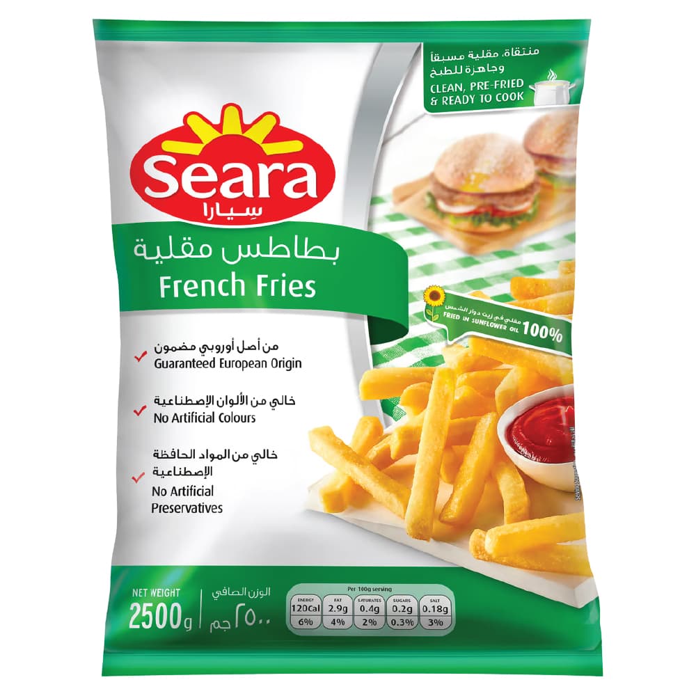 Seara French Fries 9 Mm 2500 g